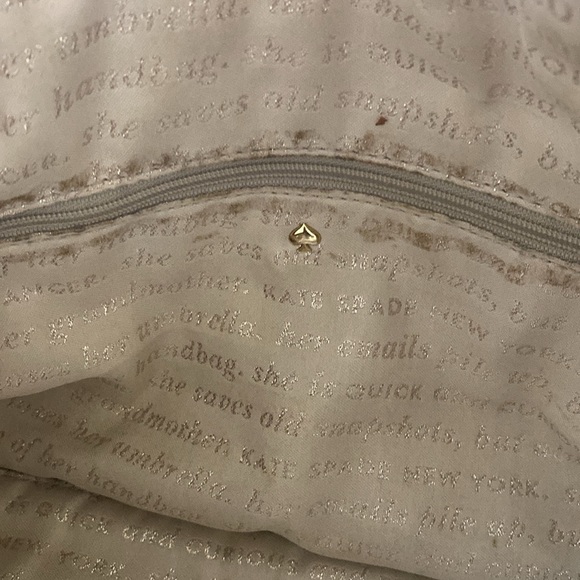 Kate Spade Boston Bag Quilted Tan Lambskin Leather Satchel - Picture 6 of 8